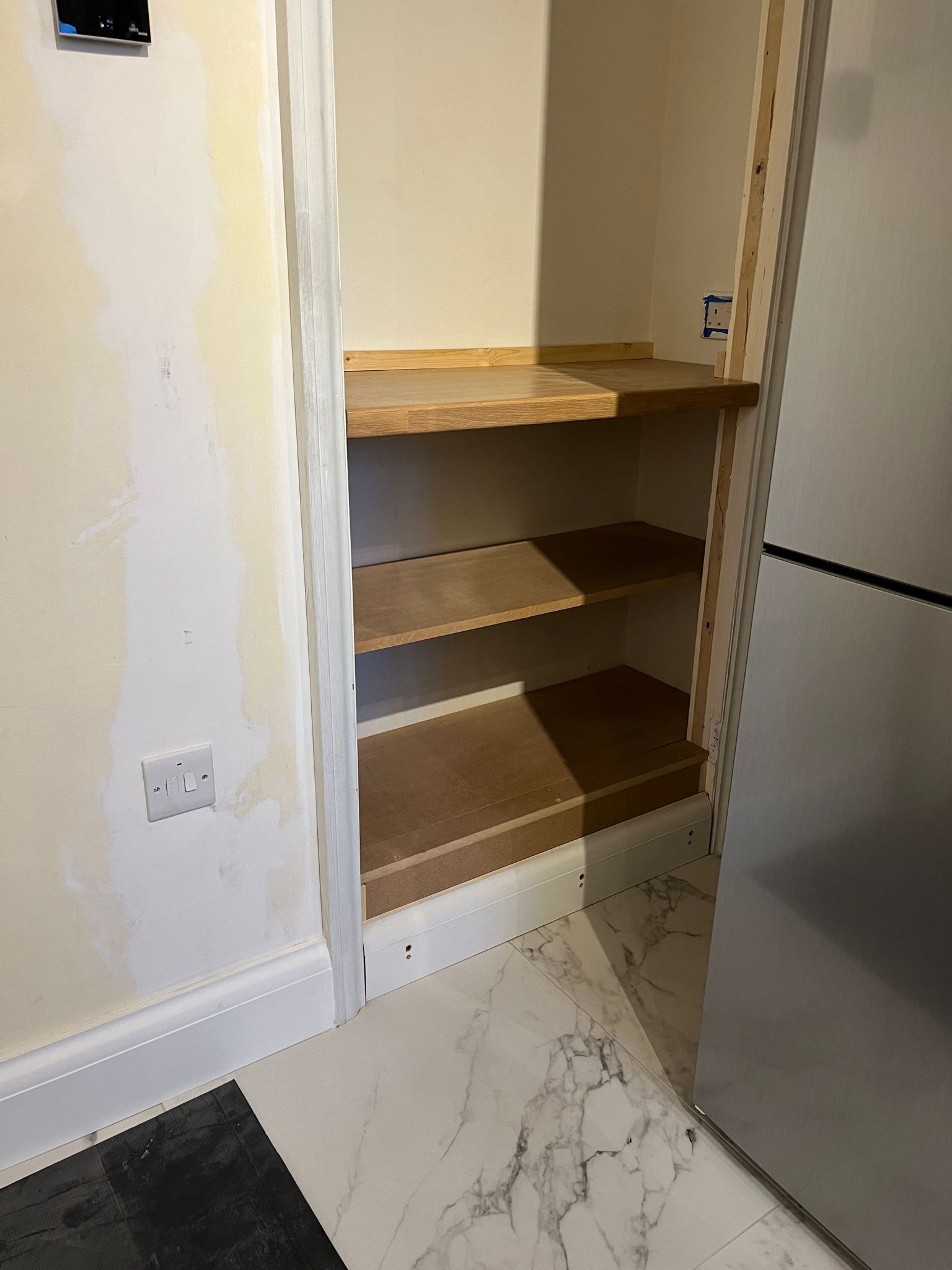 Flooring work in progress